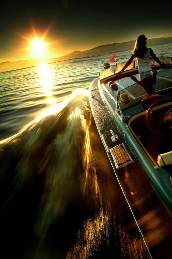 Boat lifestyle photography
