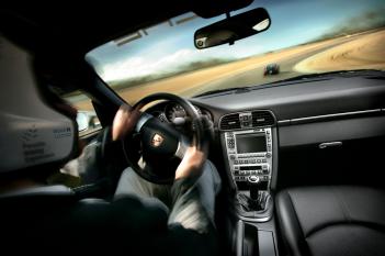 Car driver photography