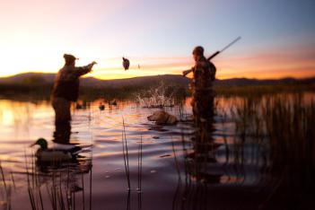 Duck hunter photography