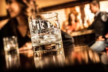 Frey ranch vodka glass