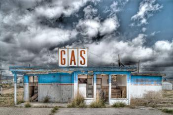Gas station photography