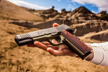 Gun hand photography