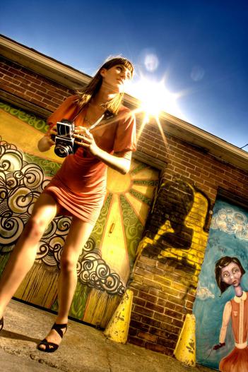 Model portrait photography
