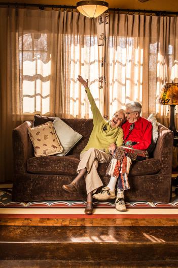 Old couple photography