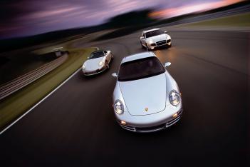 Porsche carrera front photography