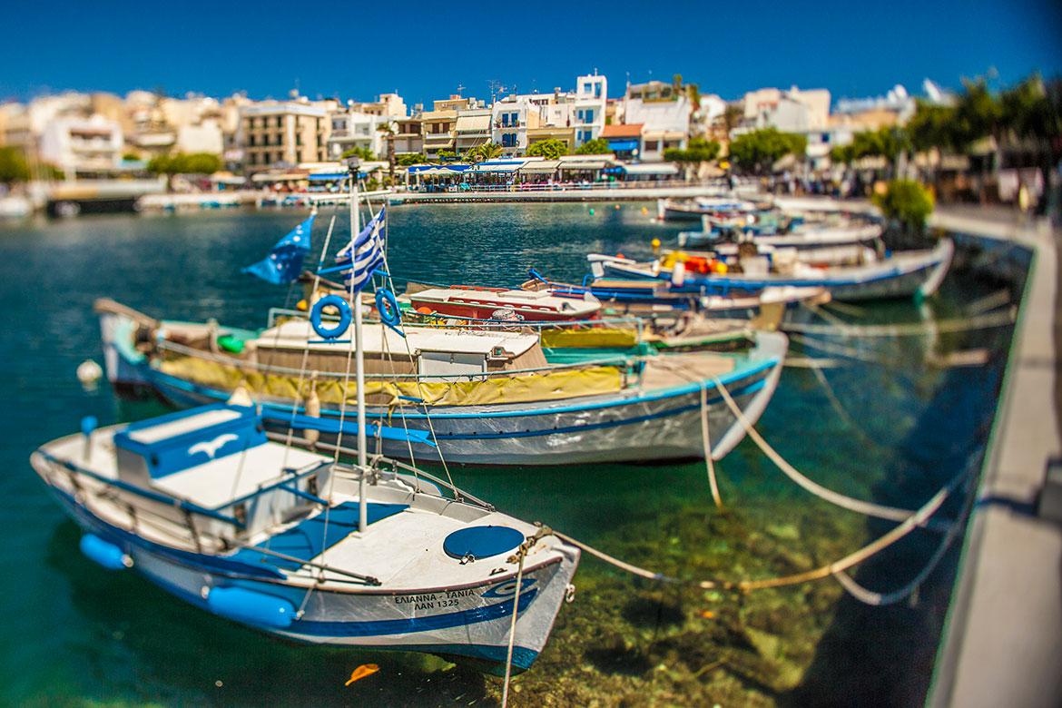 Santorini boat