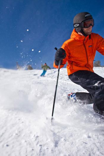 Skiing lifestyle photography