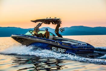 Surfing boat